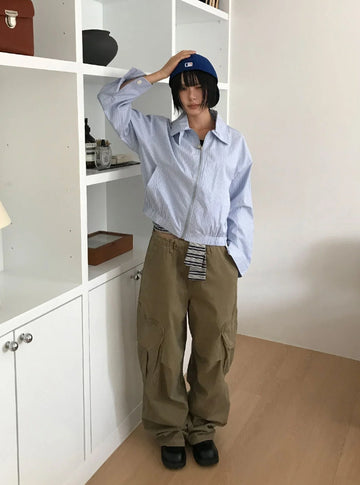 HEART POCKET CARGO PANTS